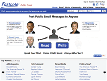 Tablet Screenshot of fastnote.com